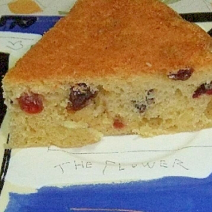 クランベリーとレーズンの炊飯器ケーキ レシピ 作り方 By Amago019 楽天レシピ